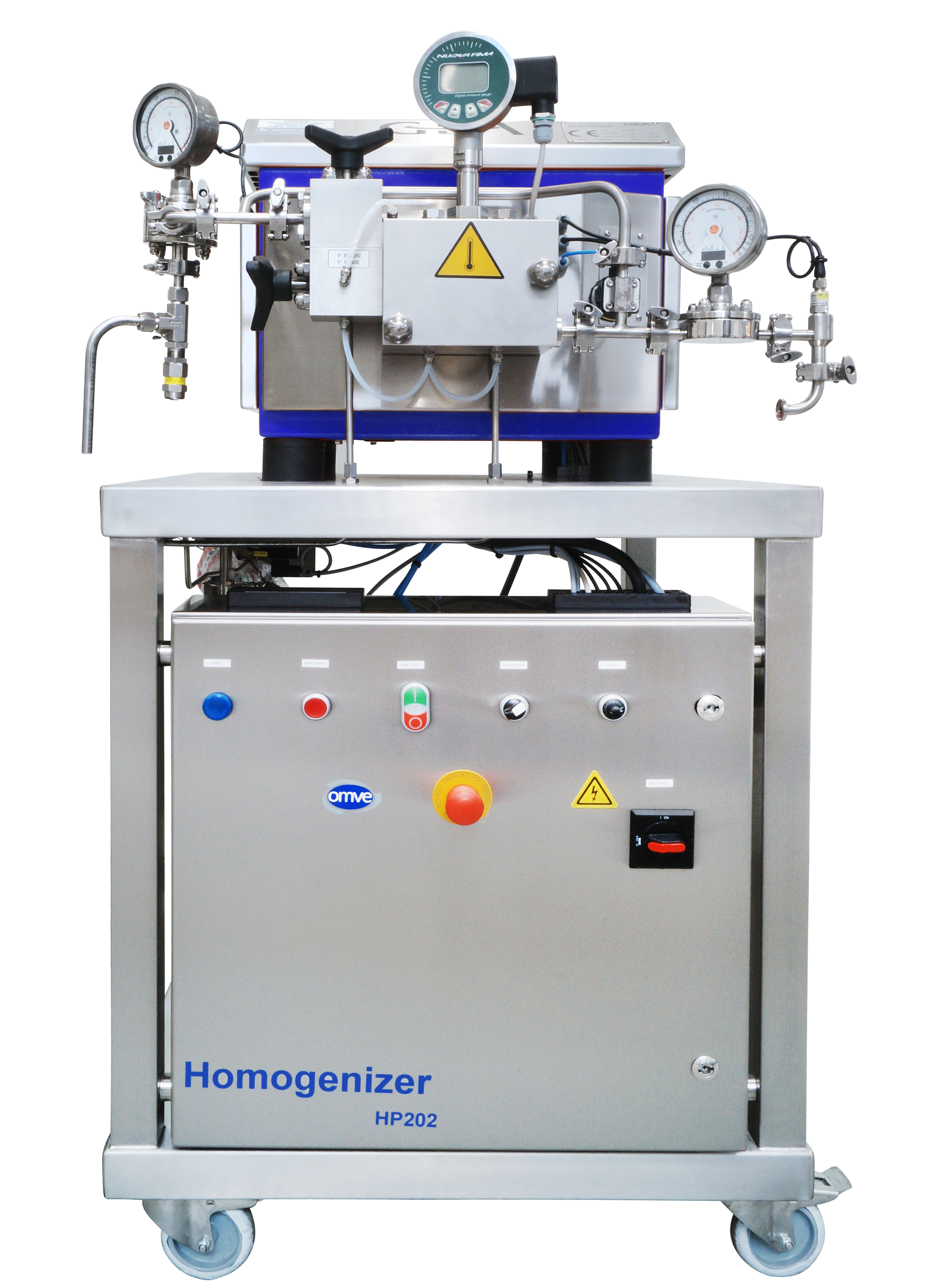 HP202, HP303 High pressure homogenizers